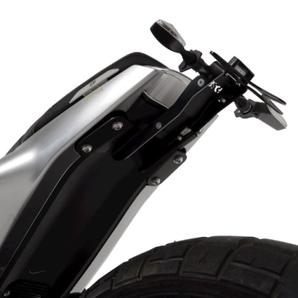 Suport pentru plăcuță de înmatriculare R&G RACING - Negru Husqvarna Svartpilen / Vitpilen 401 20-23