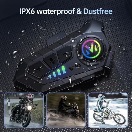 Set of 2 pcs. Motorcycle Intercom Bluetooth Motorcycle Helmet Headset