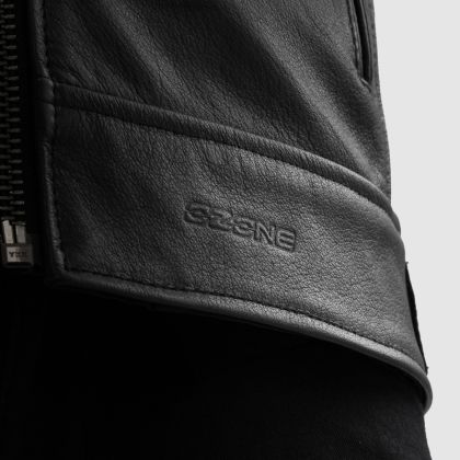 Leather motorcycle jacket OZONE COLT