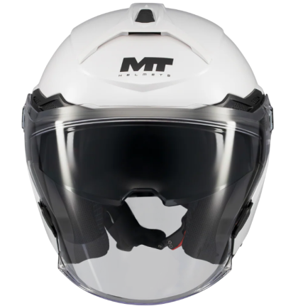 Scooter helmet MT COSMO SV PURE A0 WHITE GLOSS