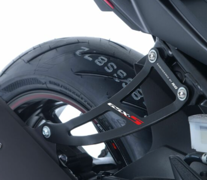 Стойка за генерация R&G RACING Rear Footrest Blanking Plate Kit Black Suzuki GSX-S750 17-21