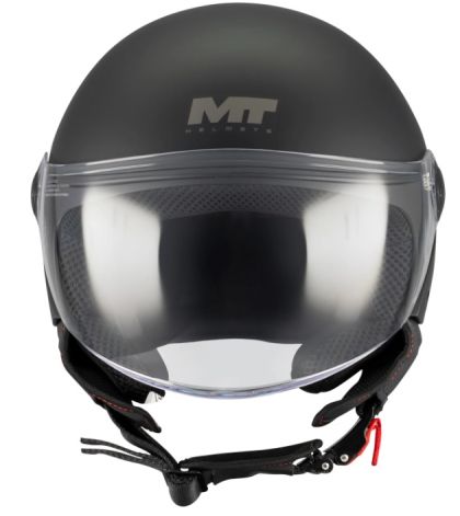 SCOOTER HELMET MT STREET S PURE A1 BLACK MATT
