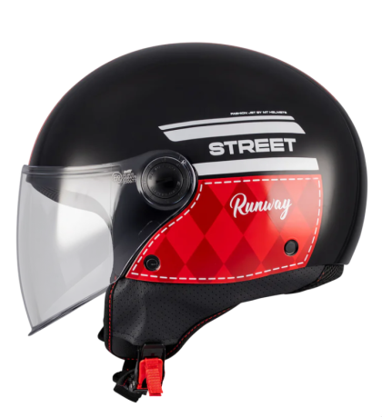 MT STREET S RUNWAY B5 GLOSS SCOOTER HELMET