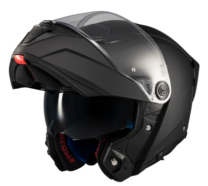 Flip-up helmet MT ATOM 2 SV PURE A1 BLACK MATT