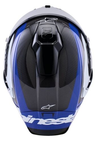 Каска ALPINESTARS Supertech R10 Arius Black/White/Blue
