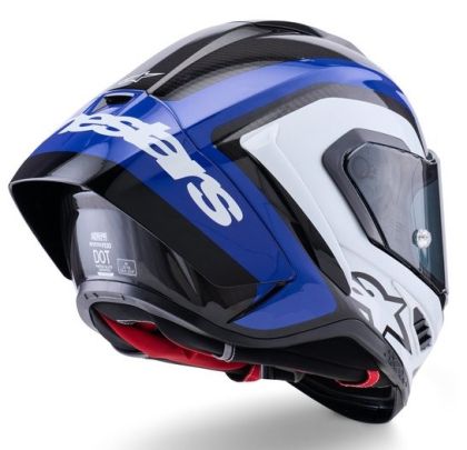 Каска ALPINESTARS Supertech R10 Arius Black/White/Blue