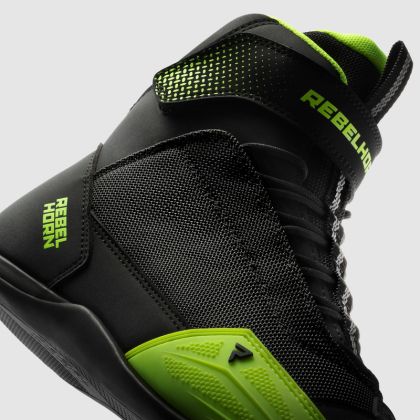 Ghete Motocicletă Rebelhorn Swift Negru/Fluo/Galben