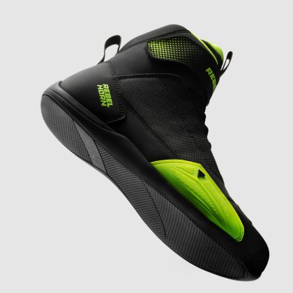 Ghete Motocicletă Rebelhorn Swift Negru/Fluo/Galben