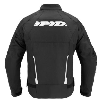 Υφασμάτινο μπουφάν μοτοσικλέτας SPIDI DRAGON H2OUT ΜΑΥΡΟ/ΛΕΥΚΟ