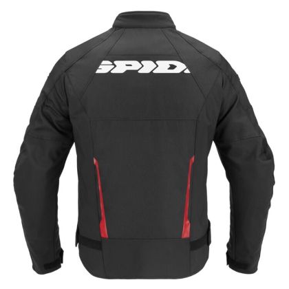 Υφασμάτινο μπουφάν μοτοσικλέτας SPIDI DRAGON H2OUT ΜΑΥΡΟ/ΚΟΚΚΙΝΟ