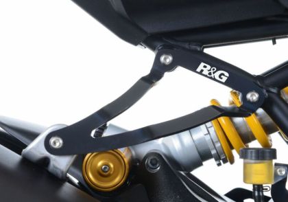Стойка за генерация R&G RACING Black Exhaust Hanger Ducati Monster 1200R 16-19
