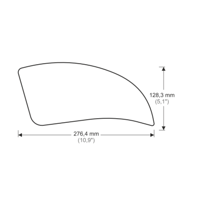 Protectie rezervor KAWASAKI Z 1000 SX 2011-2019 HDR259/PR3420