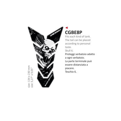 Protector rezervor 3M CGBE8P/PR3408