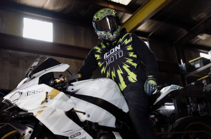 Vestă ICON Mil-Spec 3™ Vestă de motocicletă HI-VIS