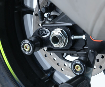 Bobine suport R&G RACING cu placă de montare neagră pentru Suzuki GSX-R1000 17-21