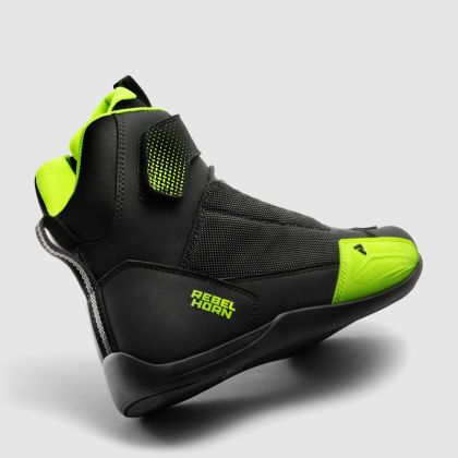 Motorcycle Boots Rebelhorn Swift Black/Fluo/Yellow