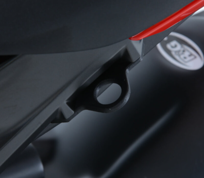 Γάντζοι πρόσδεσης R&G RACING Μαύροι γάντζοι πρόσδεσης Honda CBR 1000 RR 17-19