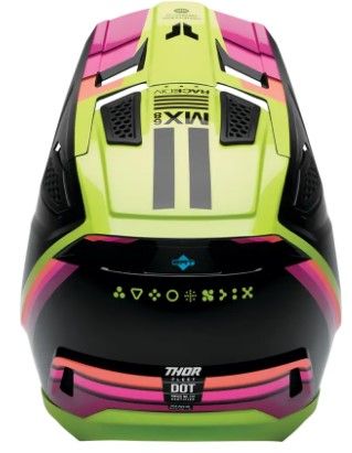 Motocross helmet THOR FLEET DEFY BK/AC