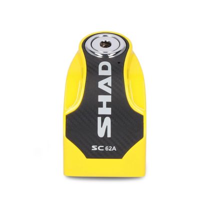 Disc lock with alarm SHAD SC62A 10mm yellow