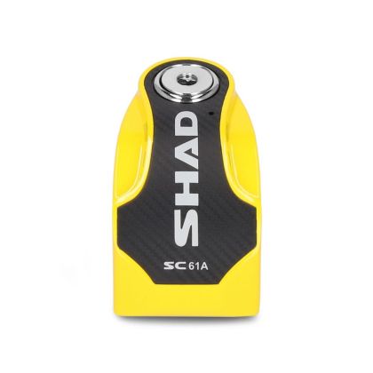 Disc lock with alarm SHAD SC61A 6mm yellow