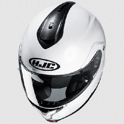 Open helmet HJC C91N PEARL WHITE
