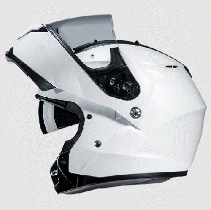 Open helmet HJC C91N PEARL WHITE
