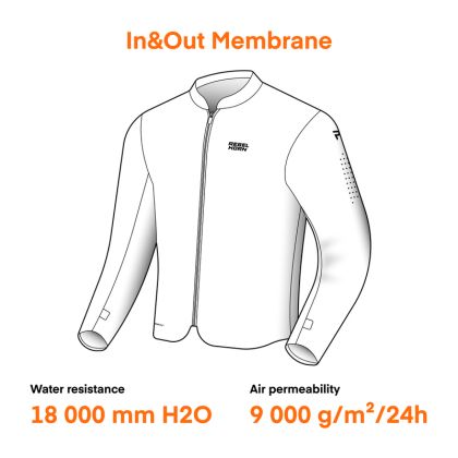 Raincoat Rebelhorn In&Out HydraShield PRO Fluo Yellow