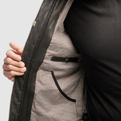 Geacă sport din piele pentru motocicletă REBELHORN HUNTER II