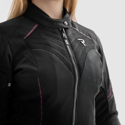 Дамско мото яке REBELHORN JAX LADY BLACK/GREY/PINK