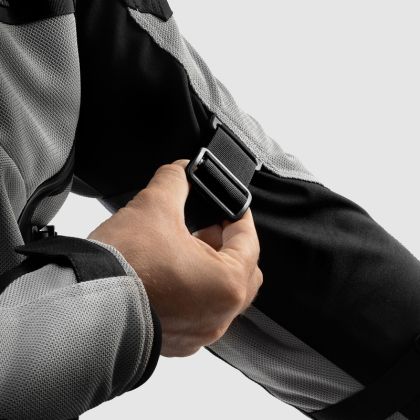 Summer textile motorcycle jacket Rebelhorn Scandal 3 Black/Grey/Fluo/Yellow