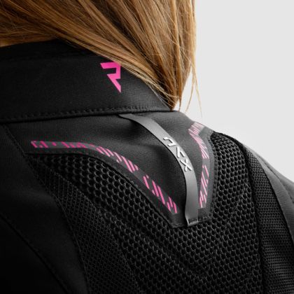Дамско мото яке REBELHORN JAX LADY BLACK/GREY/PINK