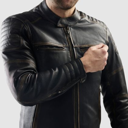 Αθλητικό δερμάτινο μπουφάν μοτοσικλέτας REBELHORN HUNTER II