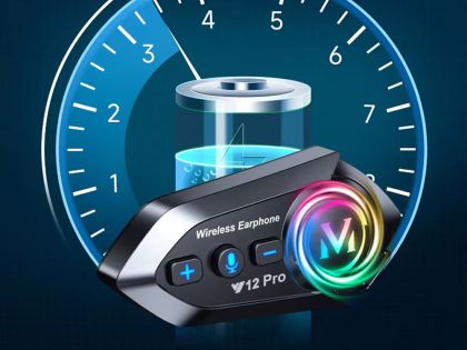 Интерком за мотоциклет Bluetooth Y12 pro слушалка за моторна каска