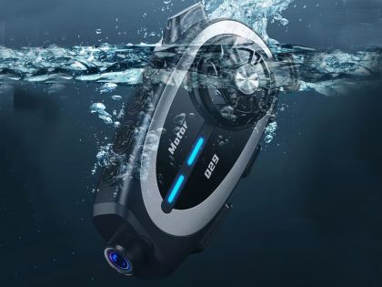 Интерком за мотоциклет Bluetooth Q29 слушалка за каска с конферентен разговор и камера