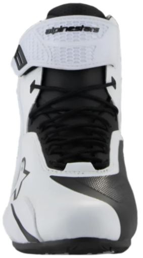Ghete moto pentru femei ALPINESTARS STELLA FASTER V4 ALB/NEGRU