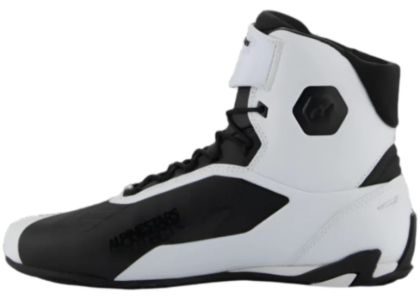 Ghete moto pentru femei ALPINESTARS STELLA FASTER V4 ALB/NEGRU