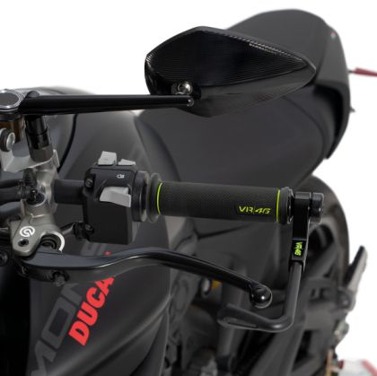 Manere motocicleta BARRACUDA VR|46 Negru