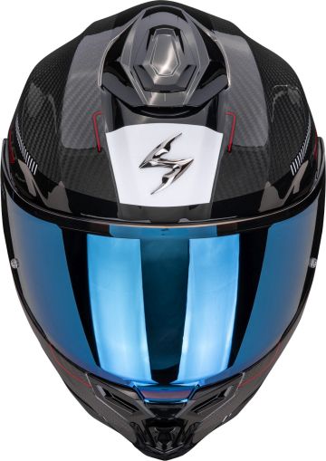 Каска SCORPION EXO-1500 CARBON AIR ZITY Black-Red-Blue