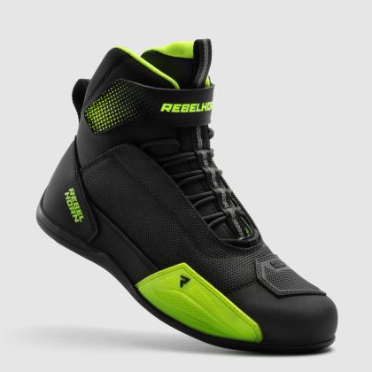 Мото боти Rebelhorn Swift Black/Fluo/Yellow