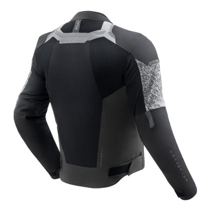 Текстилно яке REBELHORN JAX-TJ BLACK/GREY