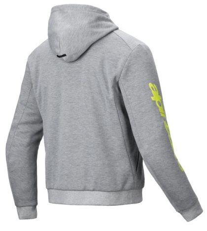 Hanorac motocicletă ALPINESTARS CHROME V2 Gri/Galben Fluo