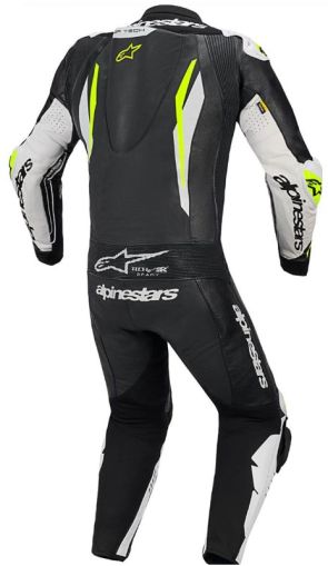 Κιτ δέρματος ALPINESTARS GP TECH V5 FLUO ΜΑΥΡΟ/ΛΕΥΚΟ/ΦΛΟΥΖ ΚΙΤΡΙΝΟ
