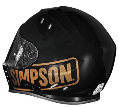 SIMPSON VENOM Logo ST BK Helmet