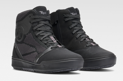 XPD MOTO-WAY AIRKNIT BLACK/ANTHRACITE motorcycle sneakers