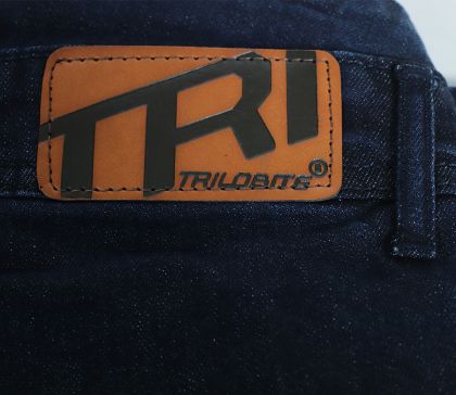 Moto jeans Trilobite Strada DARK BLUE AA slim
