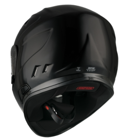 Каска SIMPSON Venom 06 Solid Gloss Black