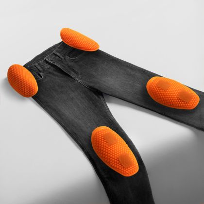Дамски мото дънки Rebelhorn Classic Mono Washed Black
