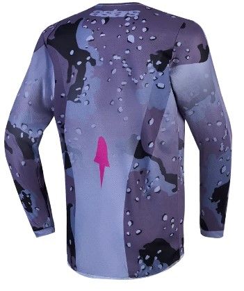 Детско мотокрос джърси Alpinestars FLUID LONE GY/CAMO/PU