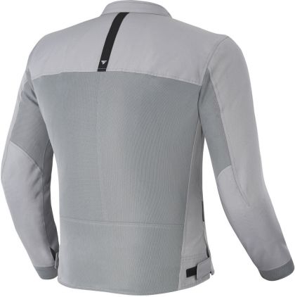 Sporty touring summer motorcycle jacket SHIMA Openair Grey + Back protector