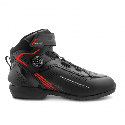 Summer motorcycle boots SHIMA ENZO MEN AIR BLK/RED